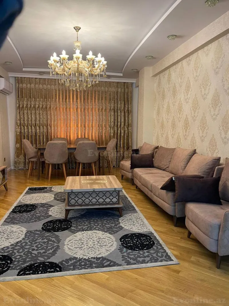 Kirayə verilir 3 otaqlı Mənzil Yeni tikili 140 m² İnşaatçılar m.