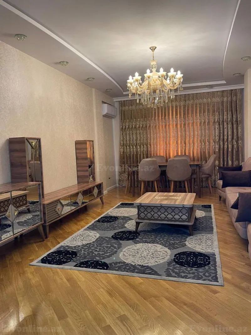 Kirayə verilir 3 otaqlı Mənzil Yeni tikili 140 m² İnşaatçılar m. - şəkil 2