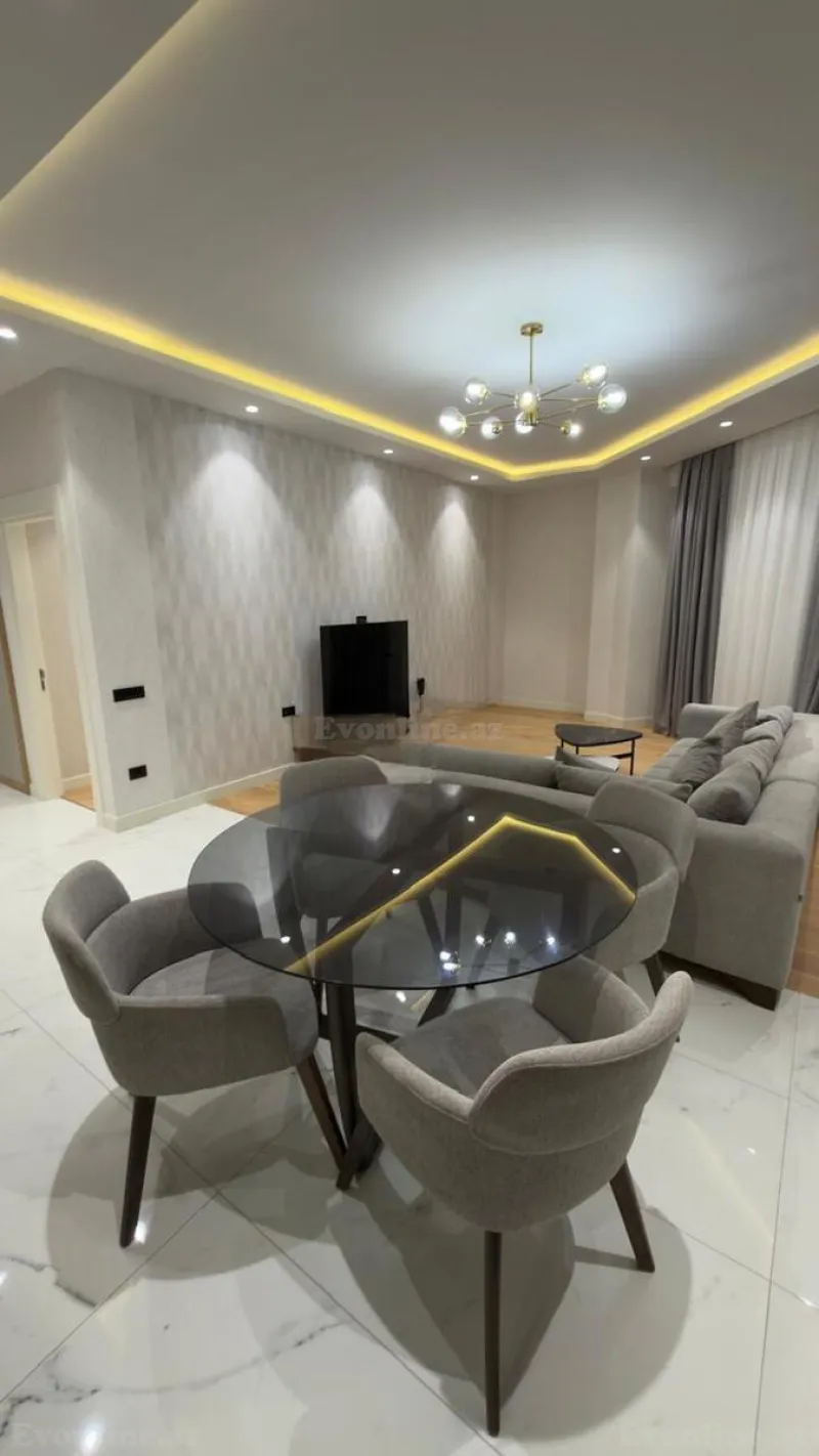 Kirayə verilir 3 otaqlı Mənzil Yeni tikili 112 m² Ağ şəhər - şəkil 2