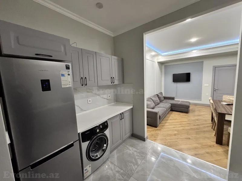 Kirayə verilir 2 otaqlı Mənzil Yeni tikili 65 m² Dərnəgül m. - şəkil 3