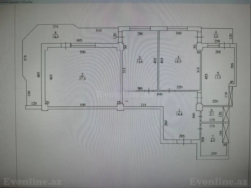 Satılır 3 otaqlı Mənzil Yeni tikili 107 m² Masazır - şəkil 15
