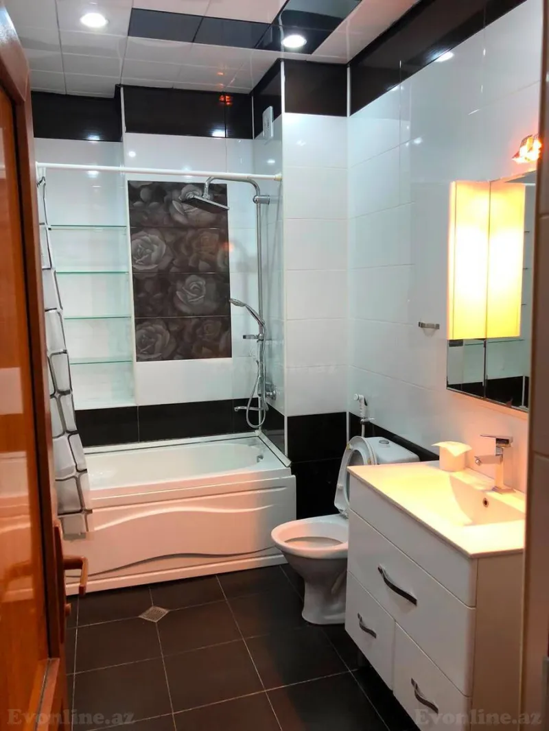 Kirayə verilir 3 otaqlı Mənzil Yeni tikili 90 m² Nərimanov r. - şəkil 12