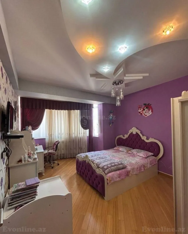 Satılır 3 otaqlı Mənzil Yeni tikili 105 m² Həzi Aslanov m. - şəkil 2
