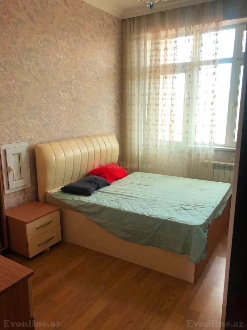 Kirayə verilir 3 otaqlı Mənzil Yeni tikili 90 m² Nərimanov r. - şəkil 5