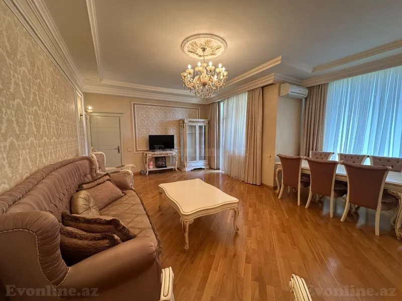 Kirayə verilir 3 otaqlı Mənzil Yeni tikili 120 m² 8 Noyabr m. - şəkil 2