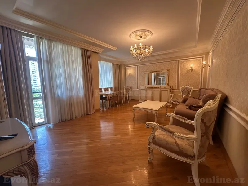 Kirayə verilir 3 otaqlı Mənzil Yeni tikili 120 m² 8 Noyabr m. - şəkil 3