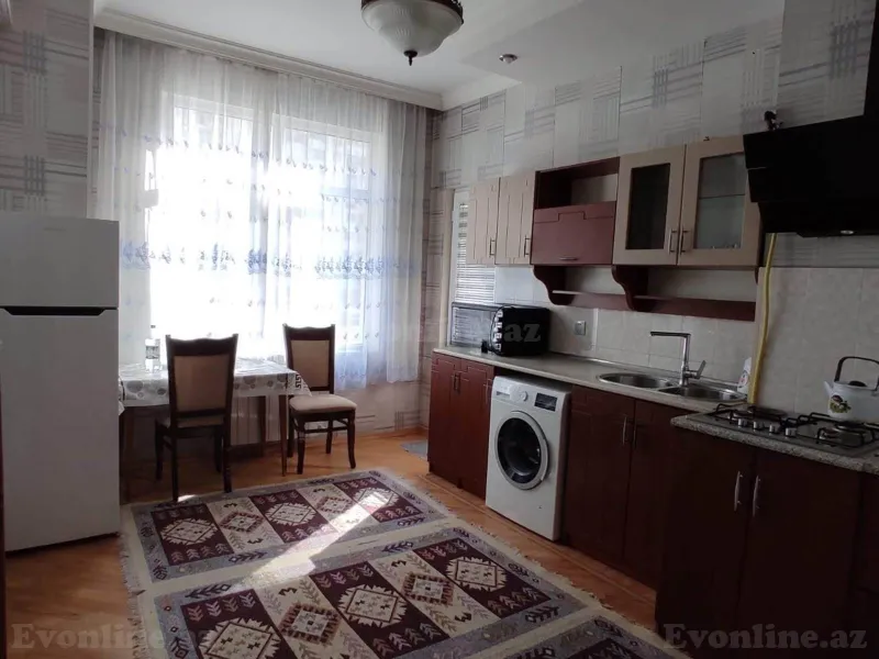 Kirayə verilir 3 otaqlı Mənzil Yeni tikili 100 m² Həzi Aslanov m. - şəkil 2