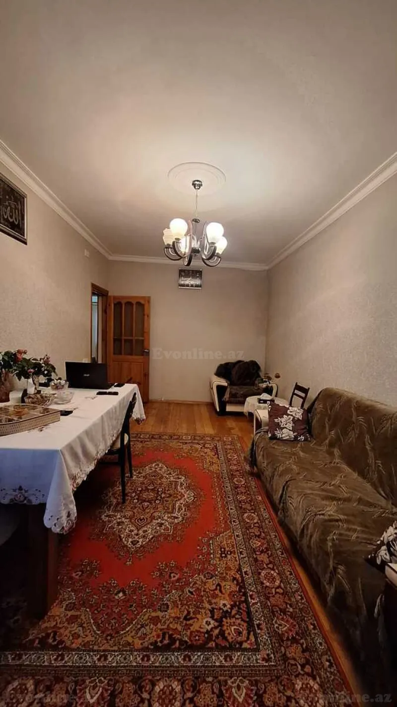 Satılır 3 otaqlı Mənzil Köhnə tikili 90 m² Nəsimi m. - şəkil 2