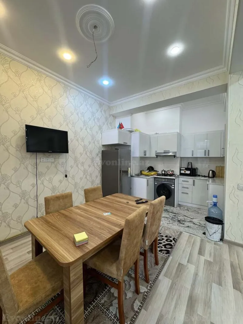 Kirayə verilir 3 otaqlı Mənzil Yeni tikili 100 m² Nəsimi r. - şəkil 3