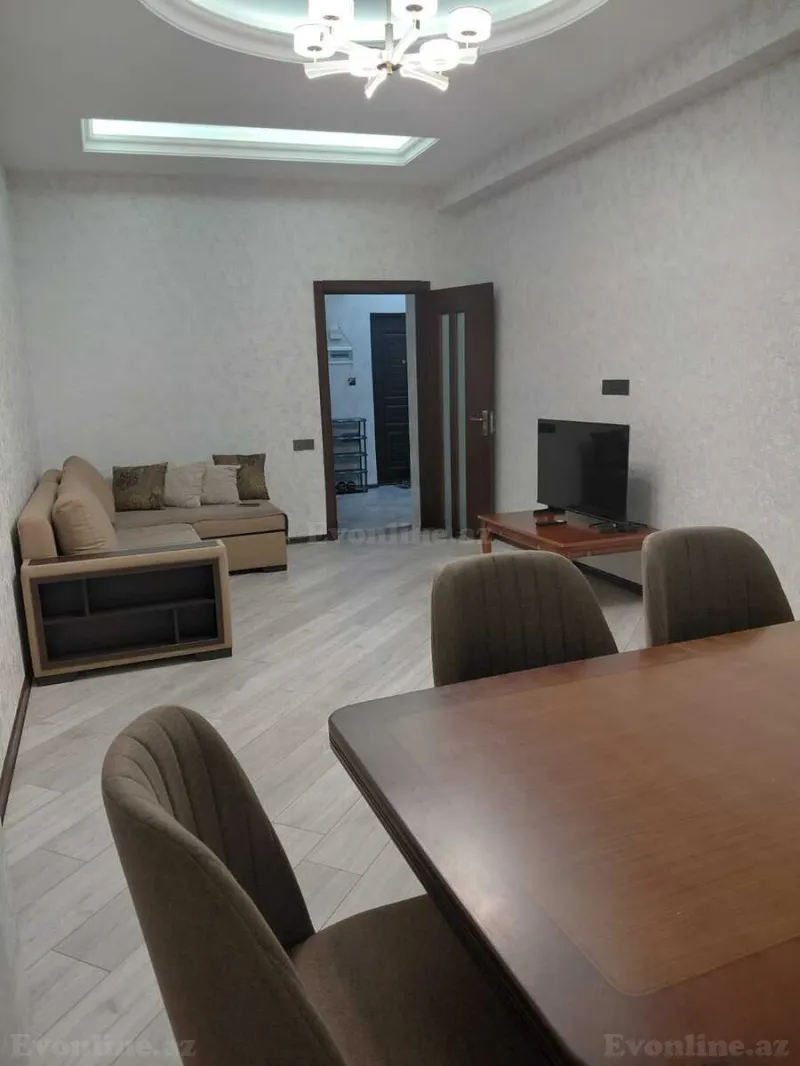 Kirayə verilir 3 otaqlı Mənzil Yeni tikili 90 m² İnşaatçılar m. - şəkil 2