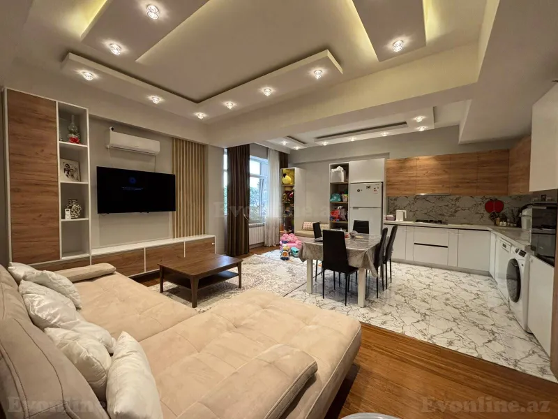 Satılır 3 otaqlı Mənzil Yeni tikili 130 m² Elmlər Akademiyası m. - şəkil 3