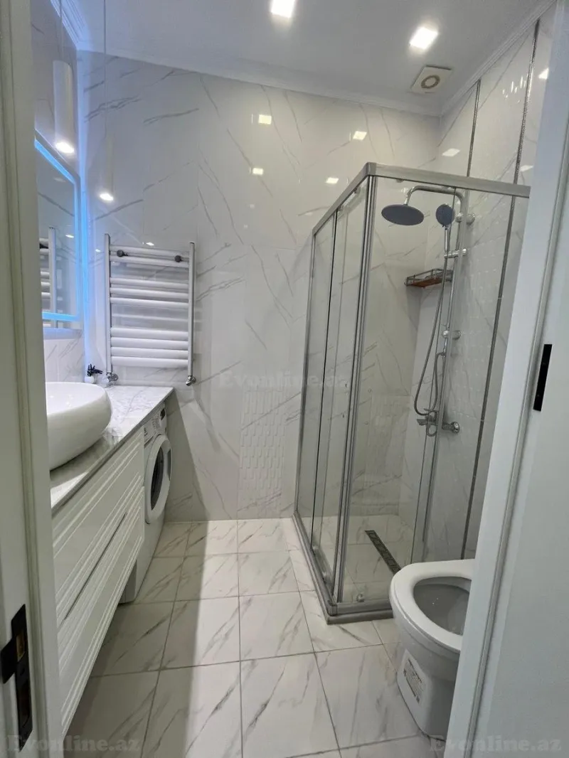 Kirayə verilir 3 otaqlı Mənzil Yeni tikili 70 m² Nərimanov r. - şəkil 3