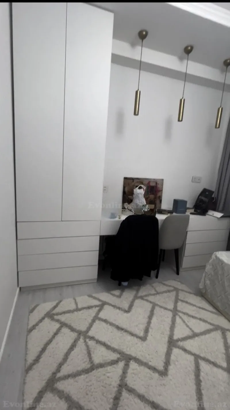 Kirayə verilir 3 otaqlı Mənzil Yeni tikili 70 m² Nərimanov r. - şəkil 9