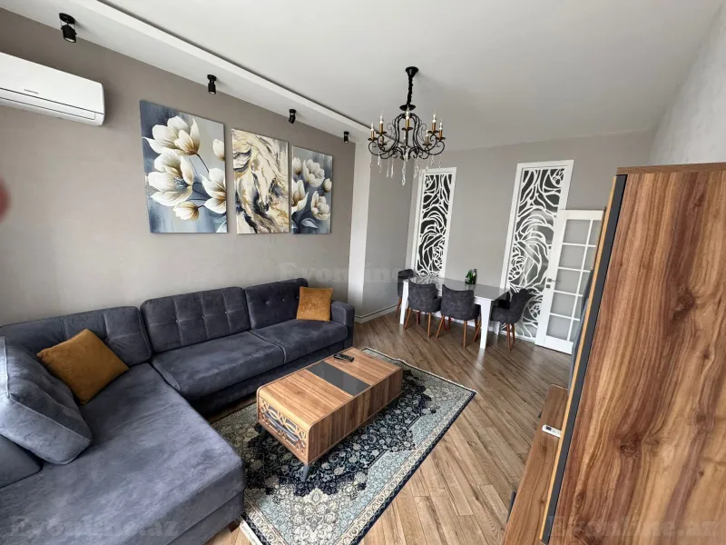 Kirayə verilir 2 otaqlı Mənzil Yeni tikili 60 m² İnşaatçılar m. - şəkil 2