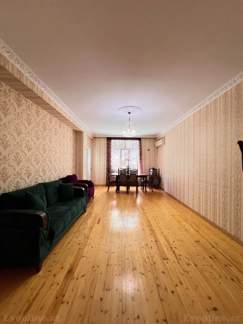Satılır 3 otaqlı Mənzil Yeni tikili 121 m² Həzi Aslanov m. - şəkil 2