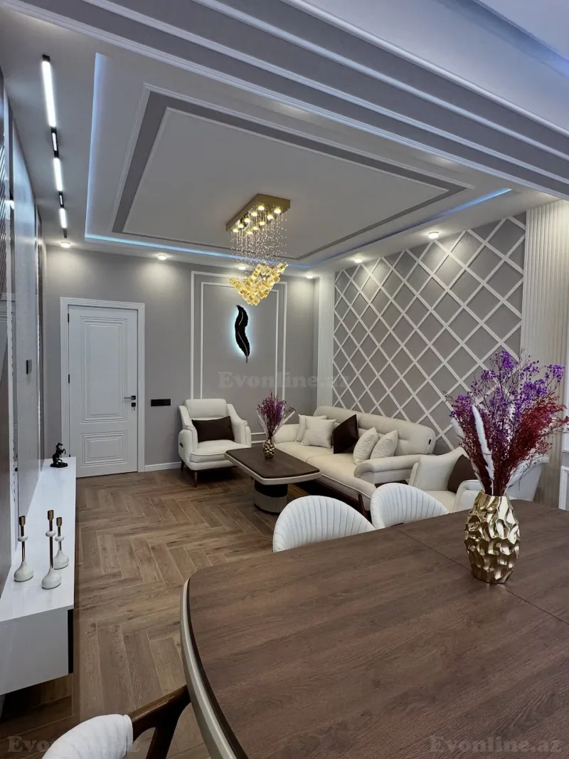 Satılır 3 otaqlı Mənzil Yeni tikili 105 m² Həzi Aslanov m. - şəkil 2