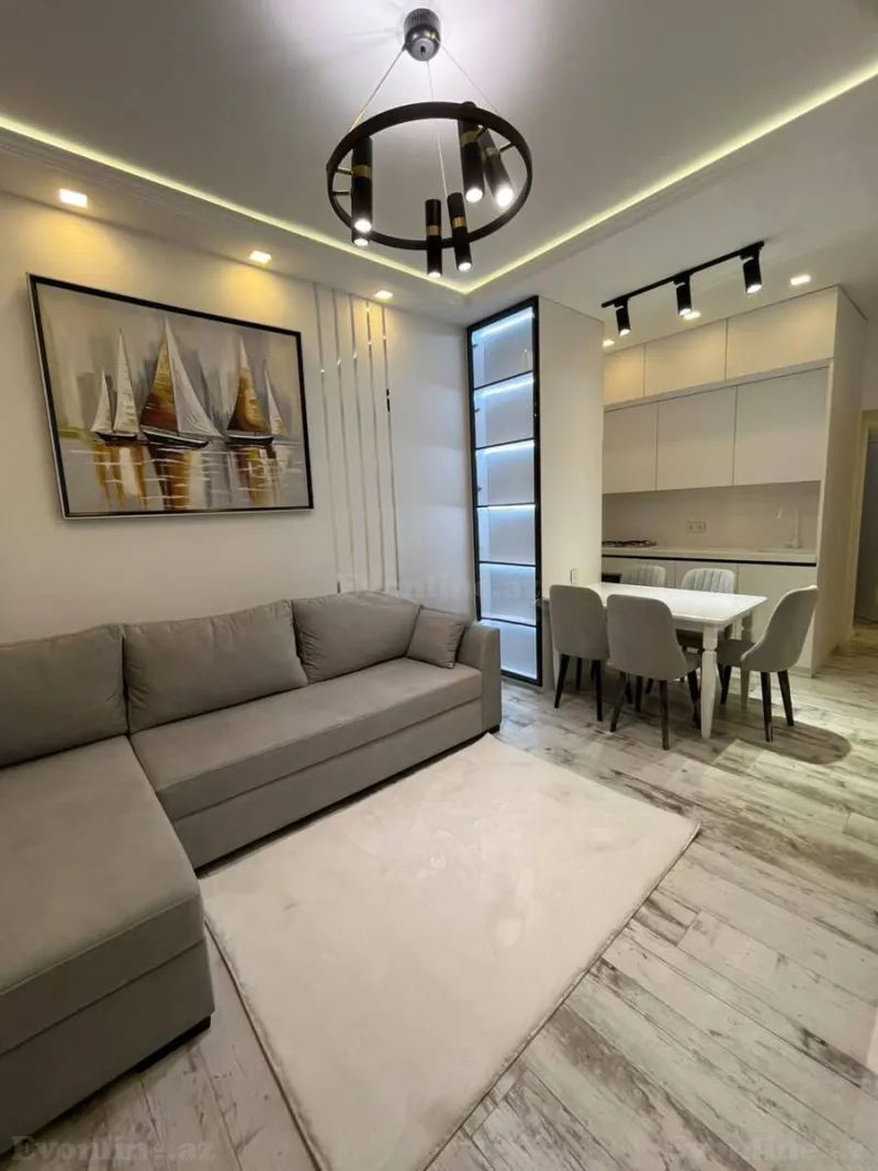 Kirayə verilir 3 otaqlı Mənzil Yeni tikili 70 m² Nərimanov r. - şəkil 2