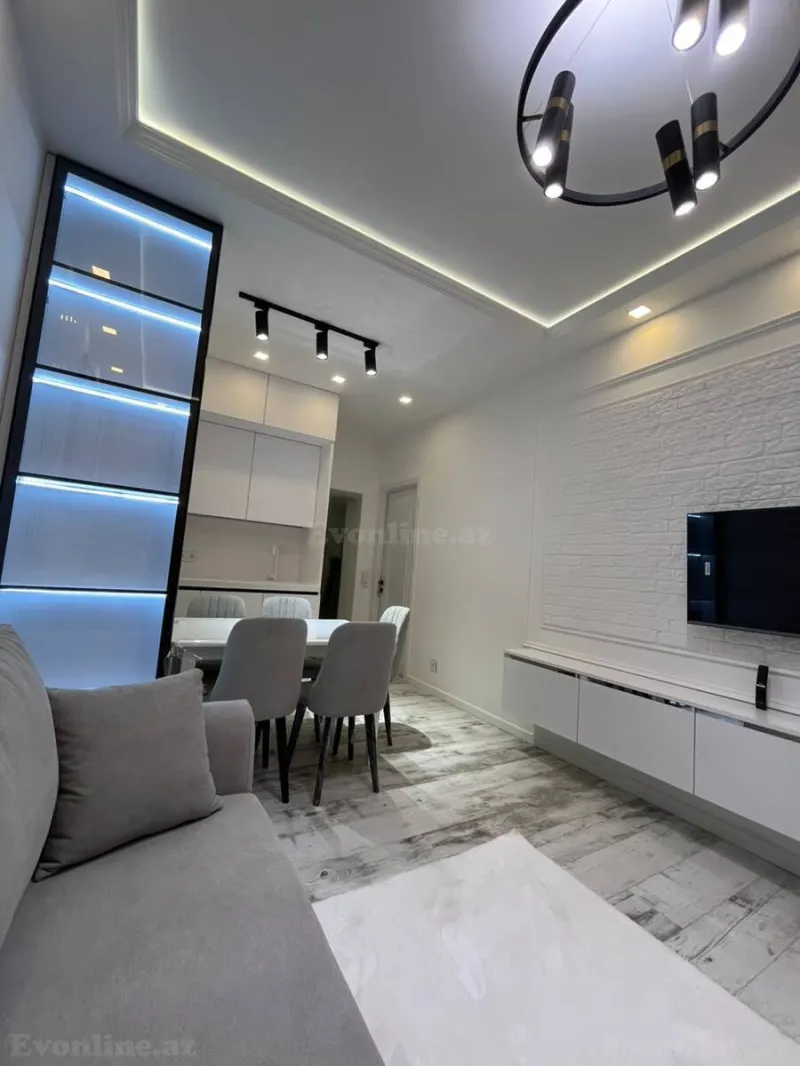 Kirayə verilir 3 otaqlı Mənzil Yeni tikili 70 m² Nərimanov r. - şəkil 3