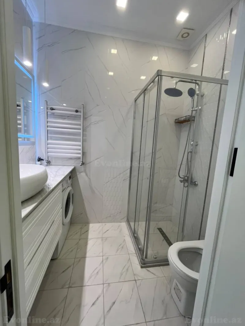 Kirayə verilir 3 otaqlı Mənzil Yeni tikili 70 m² Nərimanov r. - şəkil 6