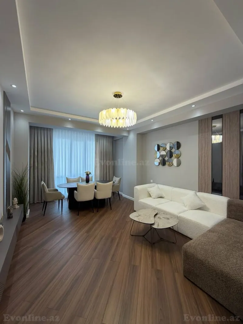 Satılır 3 otaqlı Mənzil Yeni tikili 113 m² Azadlıq prospekti m. - şəkil 2
