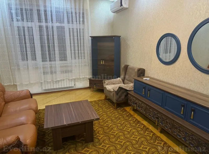 2 otaqlı Mənzil 70 m² Elmlər Akademiyası m. Kirayə verilir
