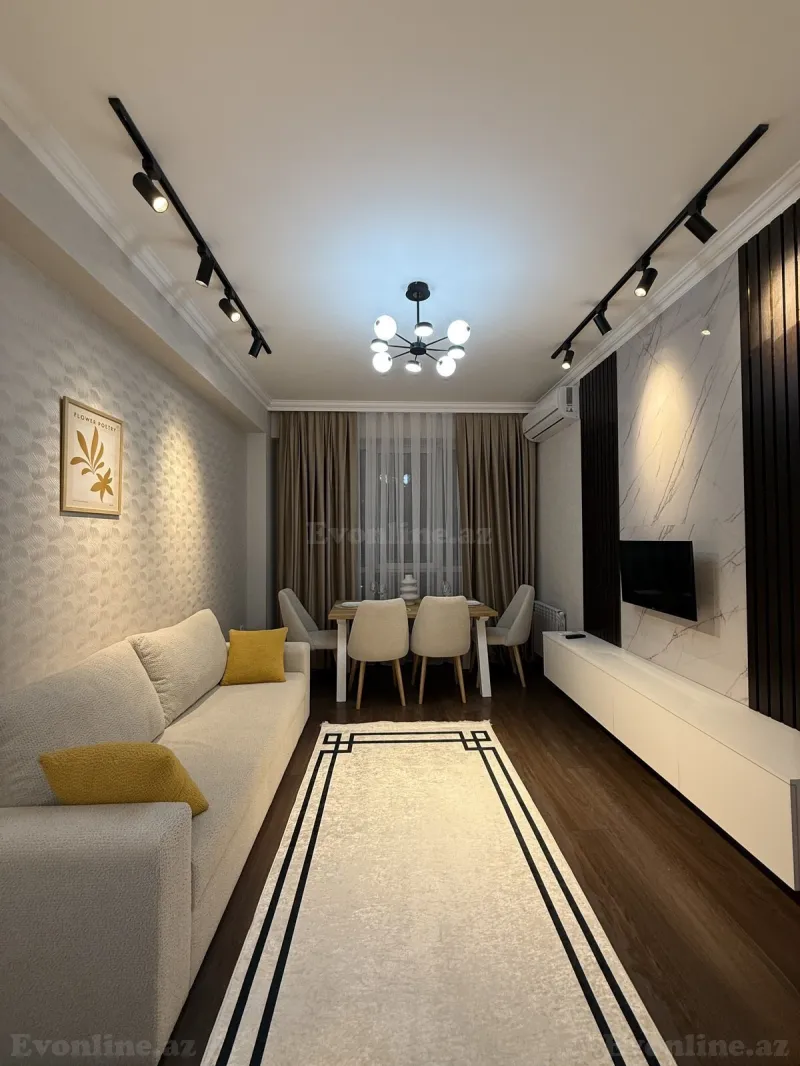 Kirayə verilir 2 otaqlı Mənzil Yeni tikili 55 m² 20 Yanvar m. - şəkil 2