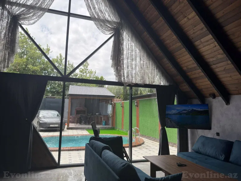 Kirayə verilir 4 otaqlı Həyət evi 300 m² Novxanı - şəkil 9