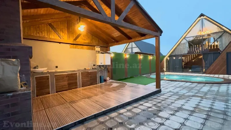 Kirayə verilir 4 otaqlı Həyət evi 300 m² Novxanı - şəkil 19