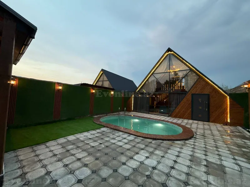 Kirayə verilir 4 otaqlı Həyət evi 300 m² Novxanı - şəkil 22