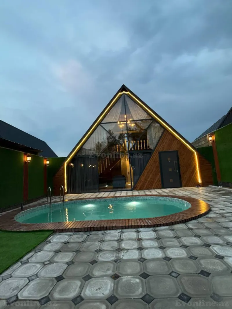 Kirayə verilir 4 otaqlı Həyət evi 300 m² Novxanı - şəkil 24