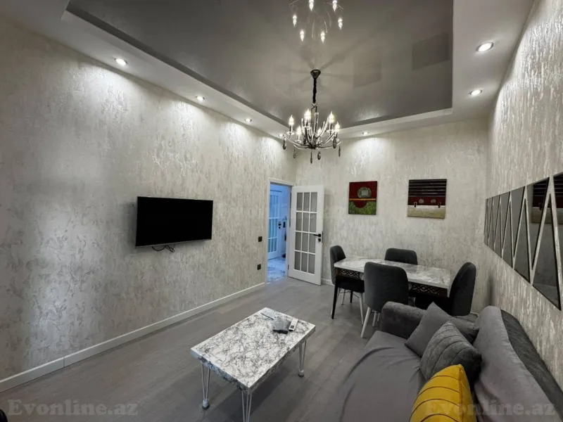 Kirayə verilir 2 otaqlı Mənzil Yeni tikili 70 m² Nəsimi r. - şəkil 2