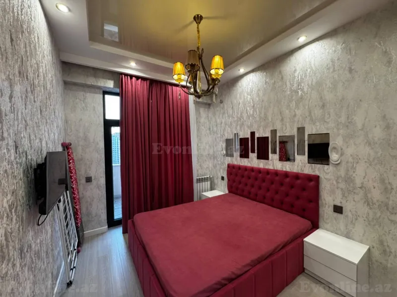 Kirayə verilir 2 otaqlı Mənzil Yeni tikili 70 m² Nəsimi r. - şəkil 8