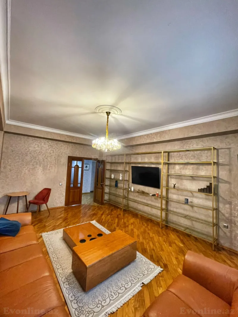 Kirayə verilir 3 otaqlı Mənzil Yeni tikili 100 m² Nərimanov r. - şəkil 2