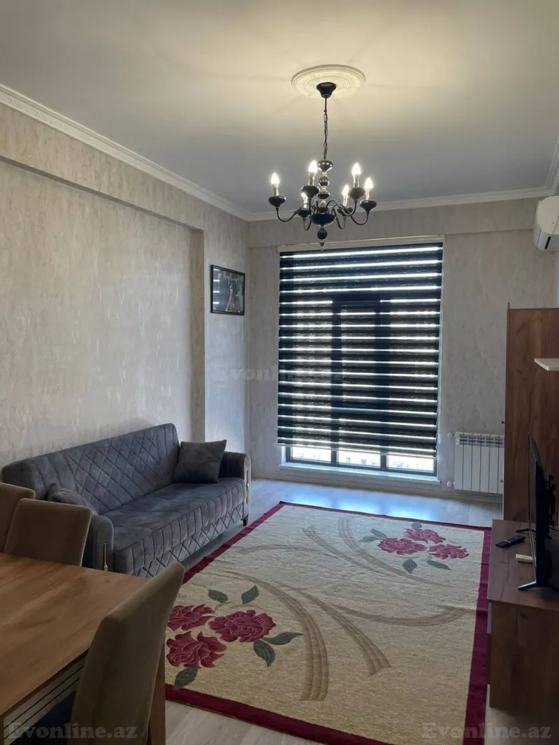 Kirayə verilir 2 otaqlı Mənzil Yeni tikili 55 m² Nərimanov r. - şəkil 3