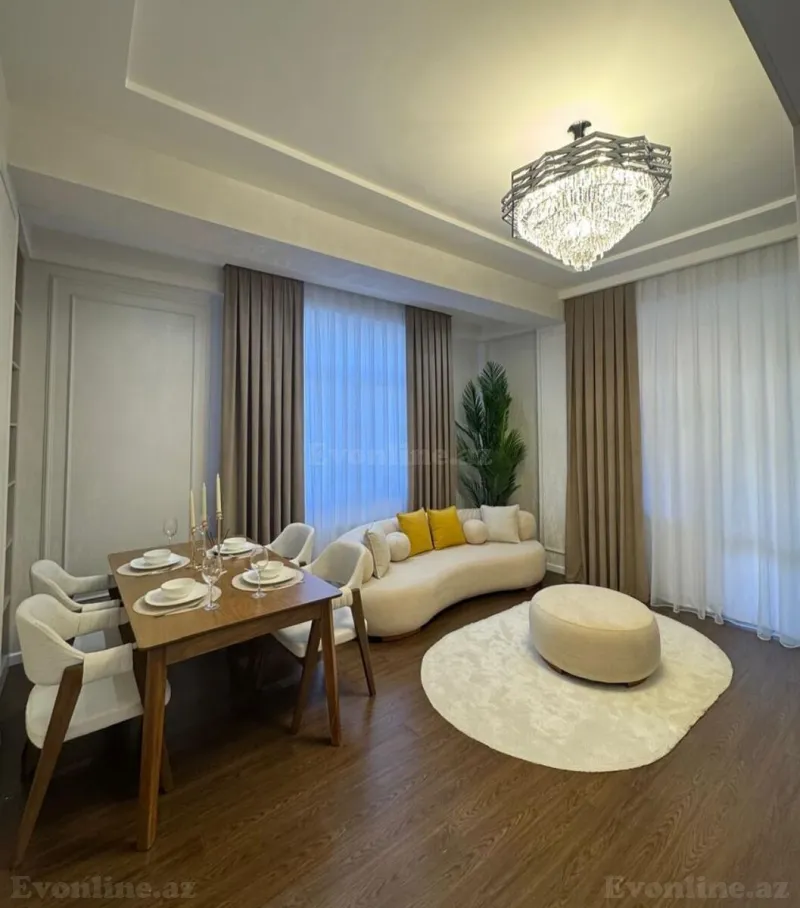 Satılır 2 otaqlı Mənzil Yeni tikili 61 m² 9-cu mikrorayon - şəkil 2