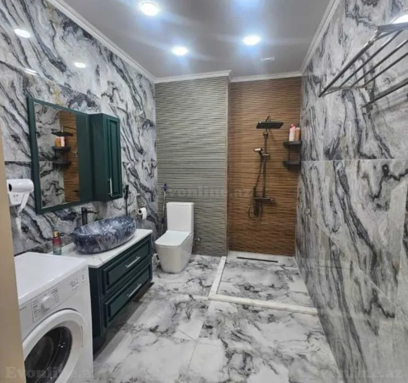Kirayə verilir 2 otaqlı Mənzil Yeni tikili 65 m² Dərnəgül m. - şəkil 2