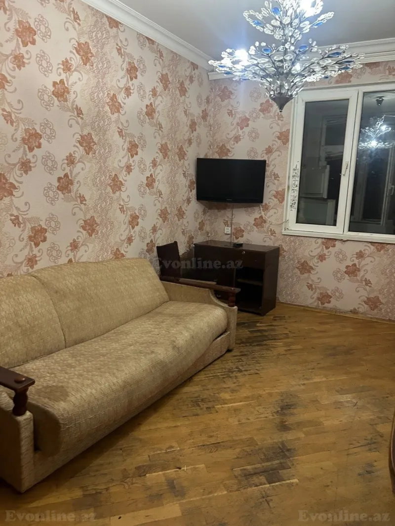 Kirayə verilir 2 otaqlı Mənzil Köhnə tikili 50 m² Memar Əcəmi m. - şəkil 3