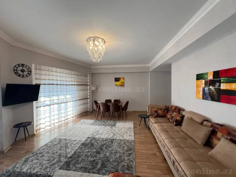 Kirayə verilir 3 otaqlı Mənzil Yeni tikili 102 m² Nəriman Nərimanov m. - şəkil 2