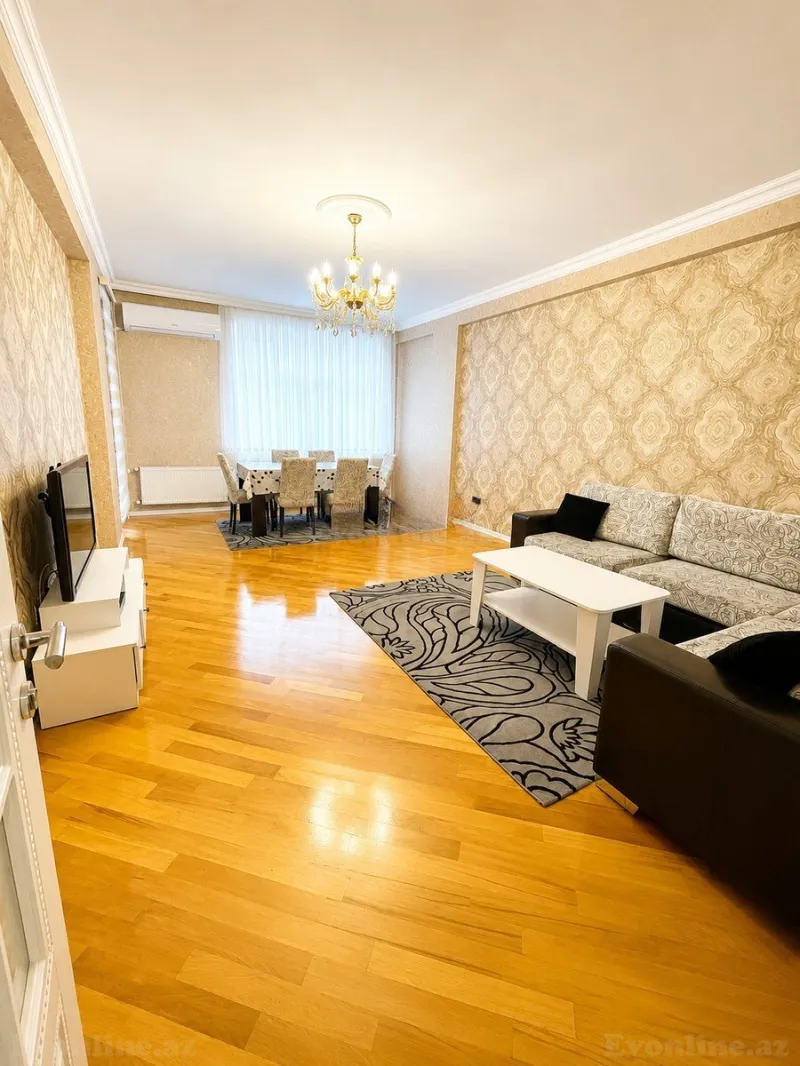 Kirayə verilir 3 otaqlı Mənzil Yeni tikili 130 m² Nəriman Nərimanov m. - şəkil 2
