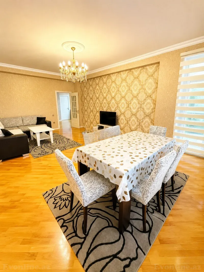 Kirayə verilir 3 otaqlı Mənzil Yeni tikili 130 m² Nəriman Nərimanov m. - şəkil 3
