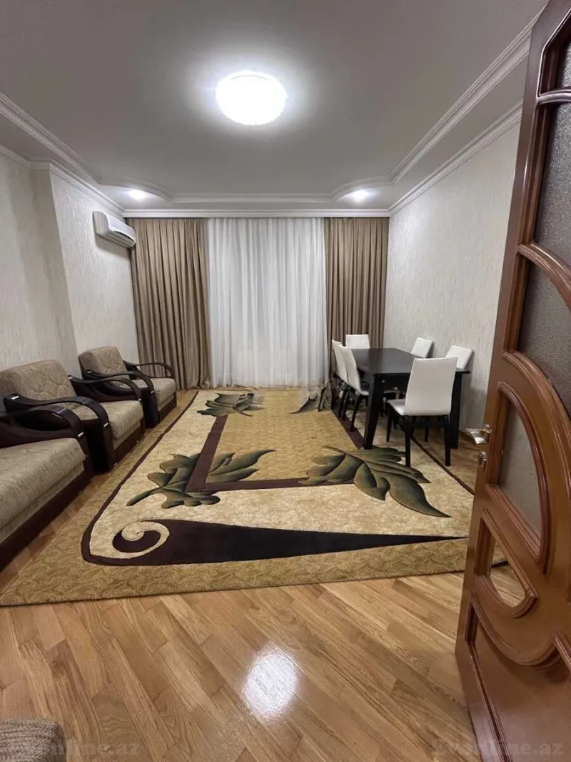 Kirayə verilir 2 otaqlı Mənzil Yeni tikili 90 m² Nəsimi r. - şəkil 2