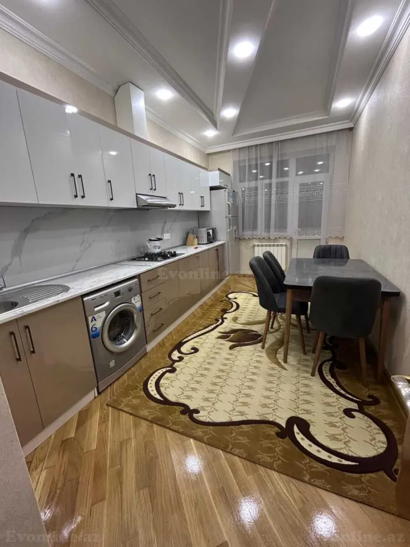 Kirayə verilir 2 otaqlı Mənzil Yeni tikili 90 m² Nəsimi r. - şəkil 4