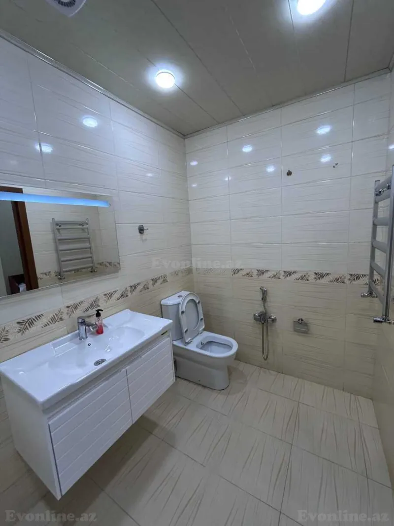 Kirayə verilir 2 otaqlı Mənzil Yeni tikili 90 m² Nəsimi r. - şəkil 9