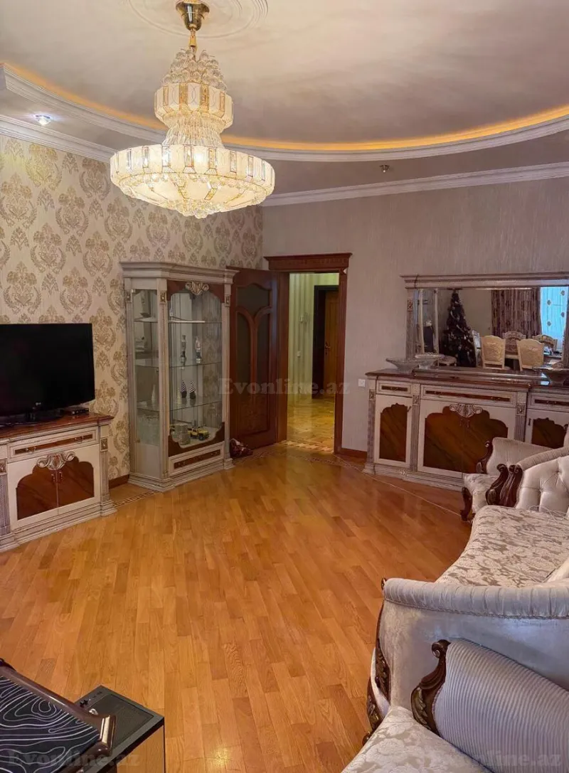 Satılır 3 otaqlı Mənzil Yeni tikili 125 m² Nəsimi r. - şəkil 2