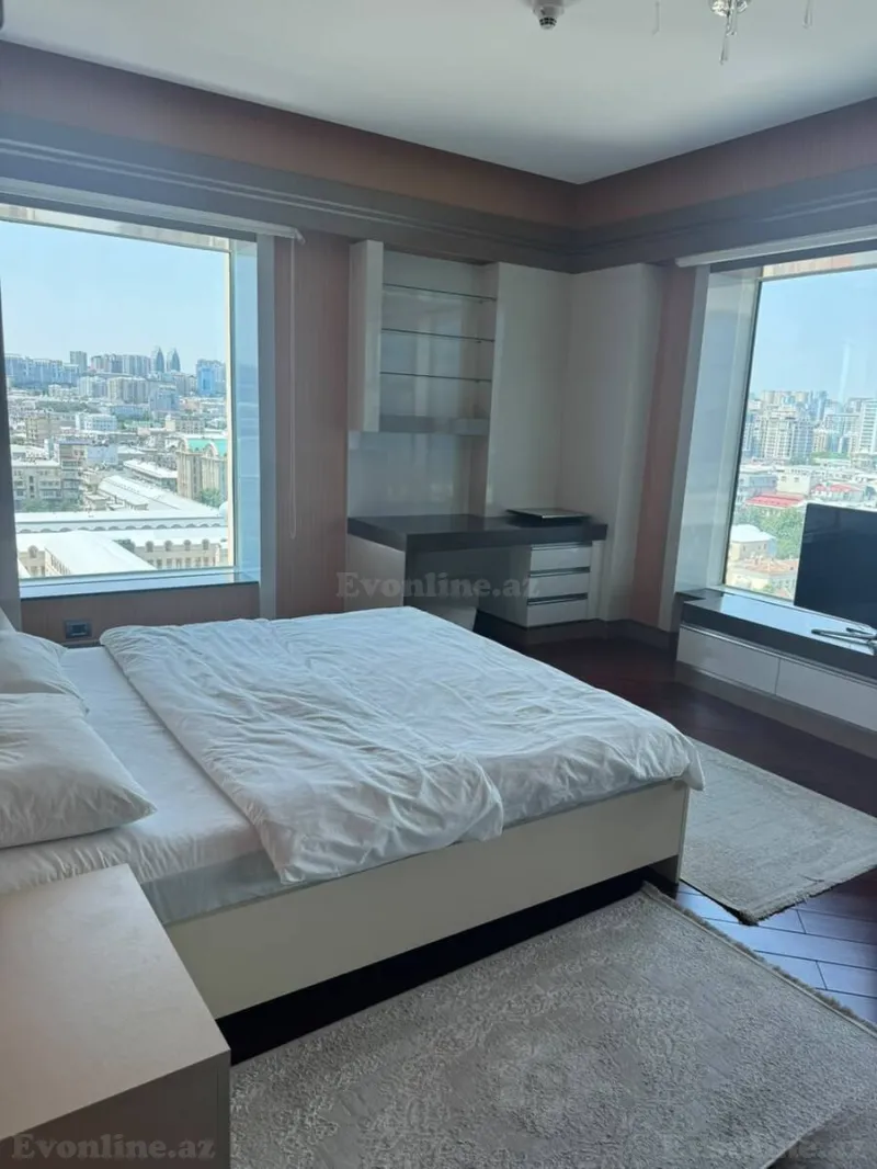 Kirayə verilir 2 otaqlı Mənzil Yeni tikili 80 m² Sahil m. - şəkil 4