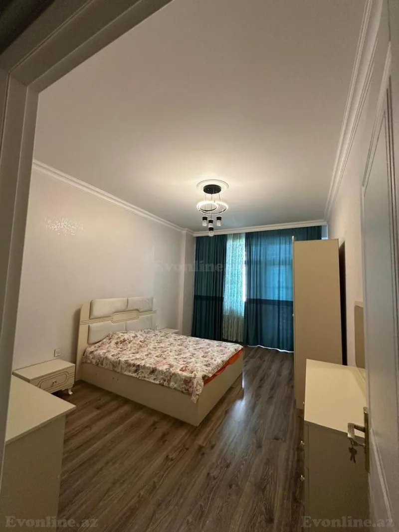 Kirayə verilir 2 otaqlı Mənzil Yeni tikili 80 m² Həzi Aslanov m. - şəkil 3