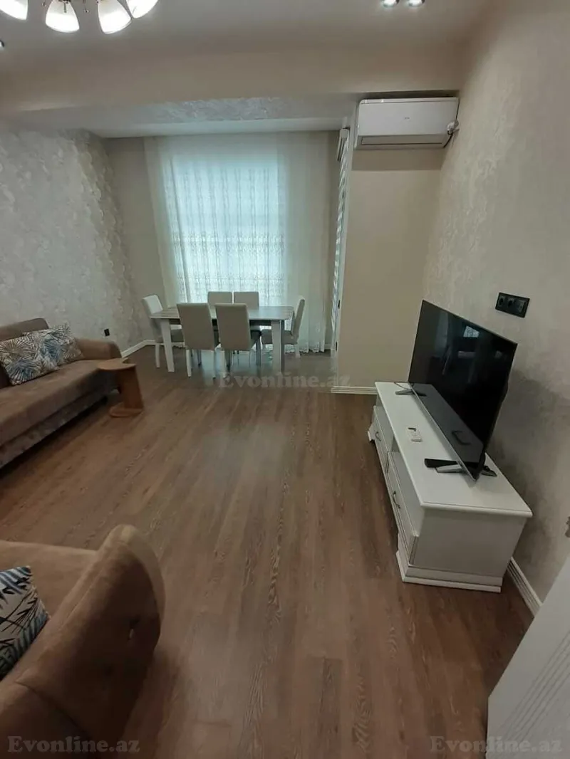 Kirayə verilir 2 otaqlı Mənzil Yeni tikili 80 m² Qara Qarayev m. - şəkil 2
