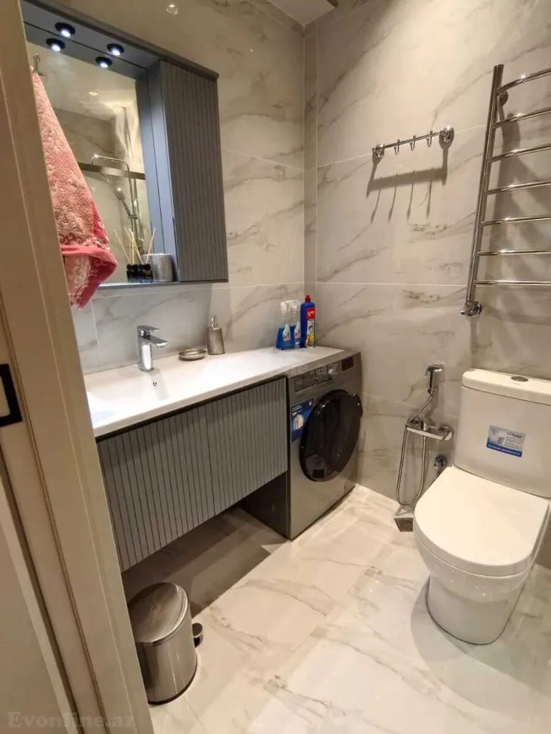Kirayə verilir 2 otaqlı Mənzil Yeni tikili 70 m² Neftçilər m. - şəkil 9