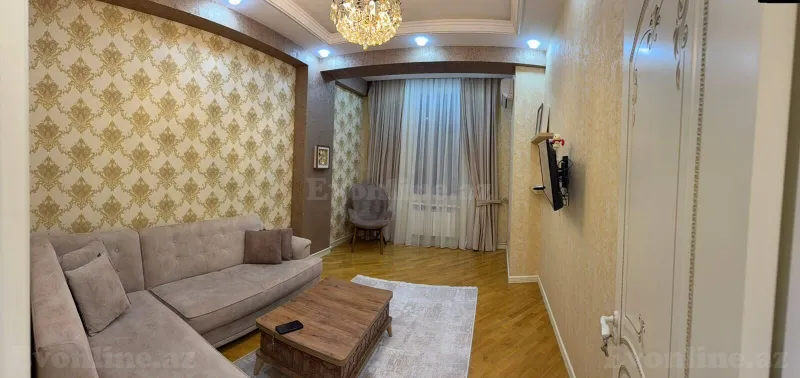 Kirayə verilir 2 otaqlı Mənzil Yeni tikili 55 m² Nəsimi r. - şəkil 2