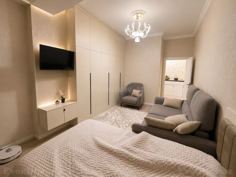 Satılır 1 otaqlı Mənzil Yeni tikili 50 m² Nəriman Nərimanov m. - şəkil 2